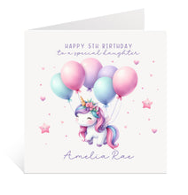 Load image into Gallery viewer, Unicorn Birthday Card
