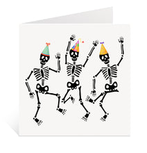 Load image into Gallery viewer, Dancing Skeletons Card
