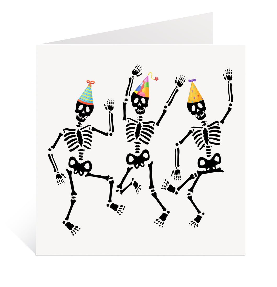 Dancing Skeletons Card