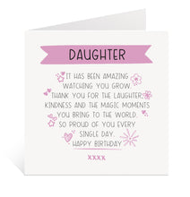 Load image into Gallery viewer, Daughter Birthday Card
