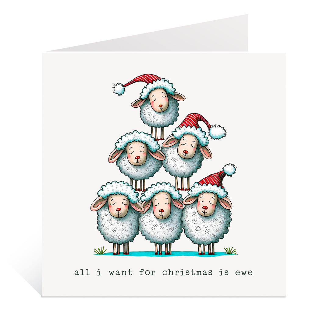 Love Ewe Christmas Card