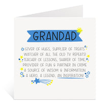 Load image into Gallery viewer, Card for Grandad
