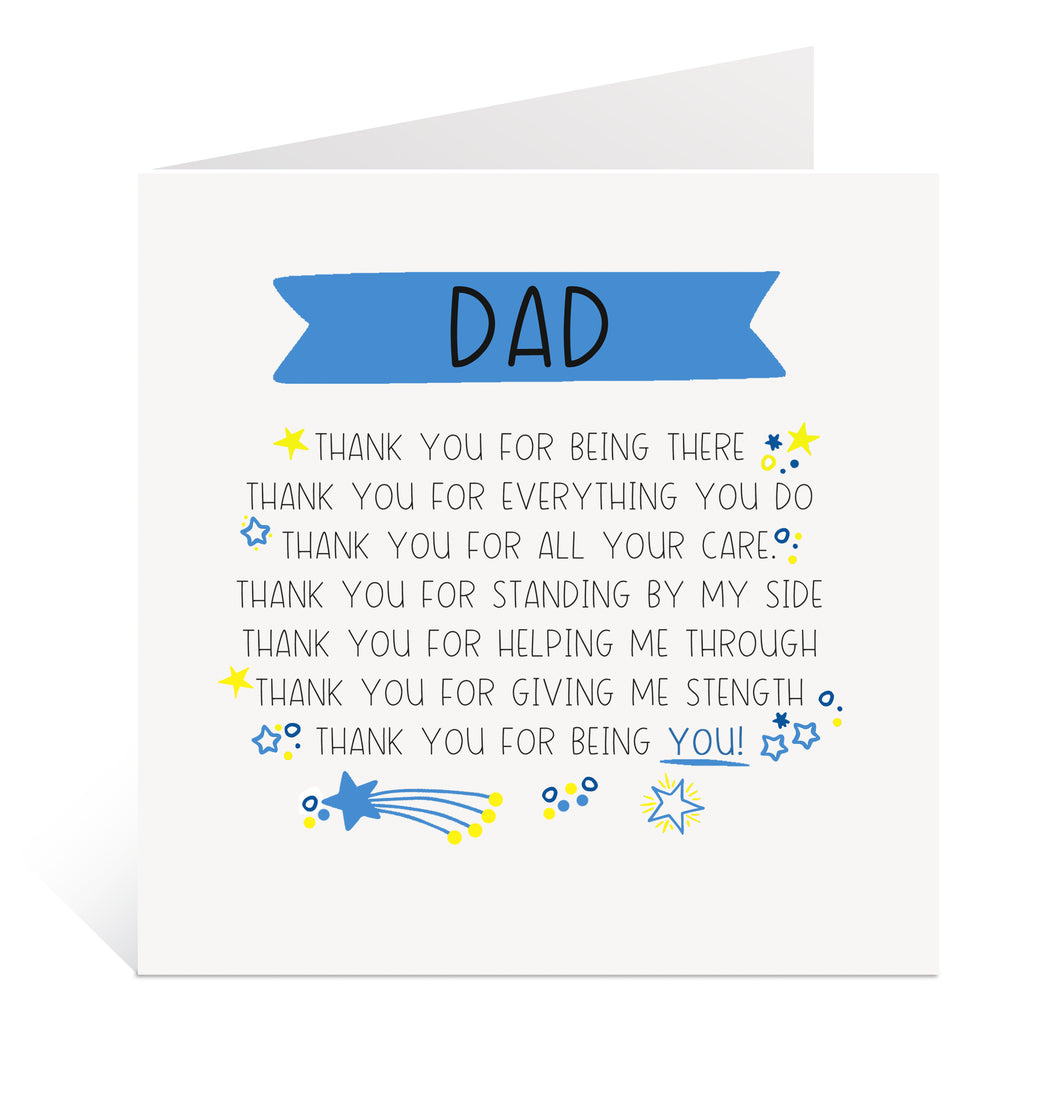 Dad Thank You Card