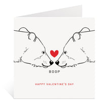 Load image into Gallery viewer, Bear &#39;Boop&#39; Valentine Card
