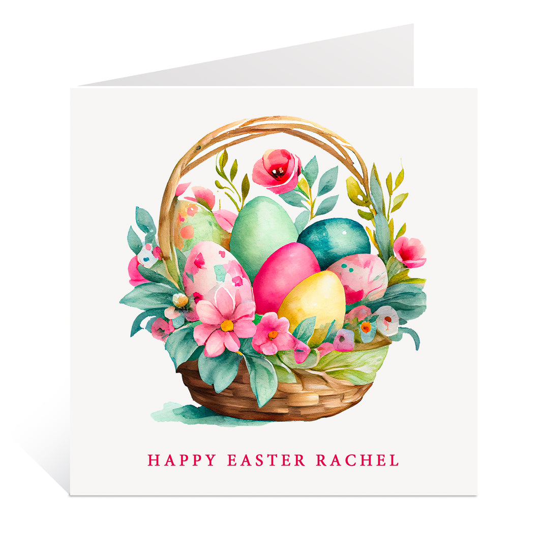 Bright Easter Basket Card