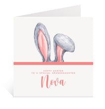 Load image into Gallery viewer, Bunny Ear Easter Card
