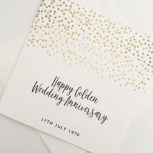 Load image into Gallery viewer, Golden Wedding Anniversary Card
