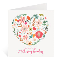 Load image into Gallery viewer, Floral Mothering Sunday Card
