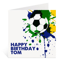 Load image into Gallery viewer, Football Birthday Card
