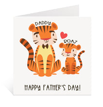 Load image into Gallery viewer, Tiger Father&#39;s Day Card
