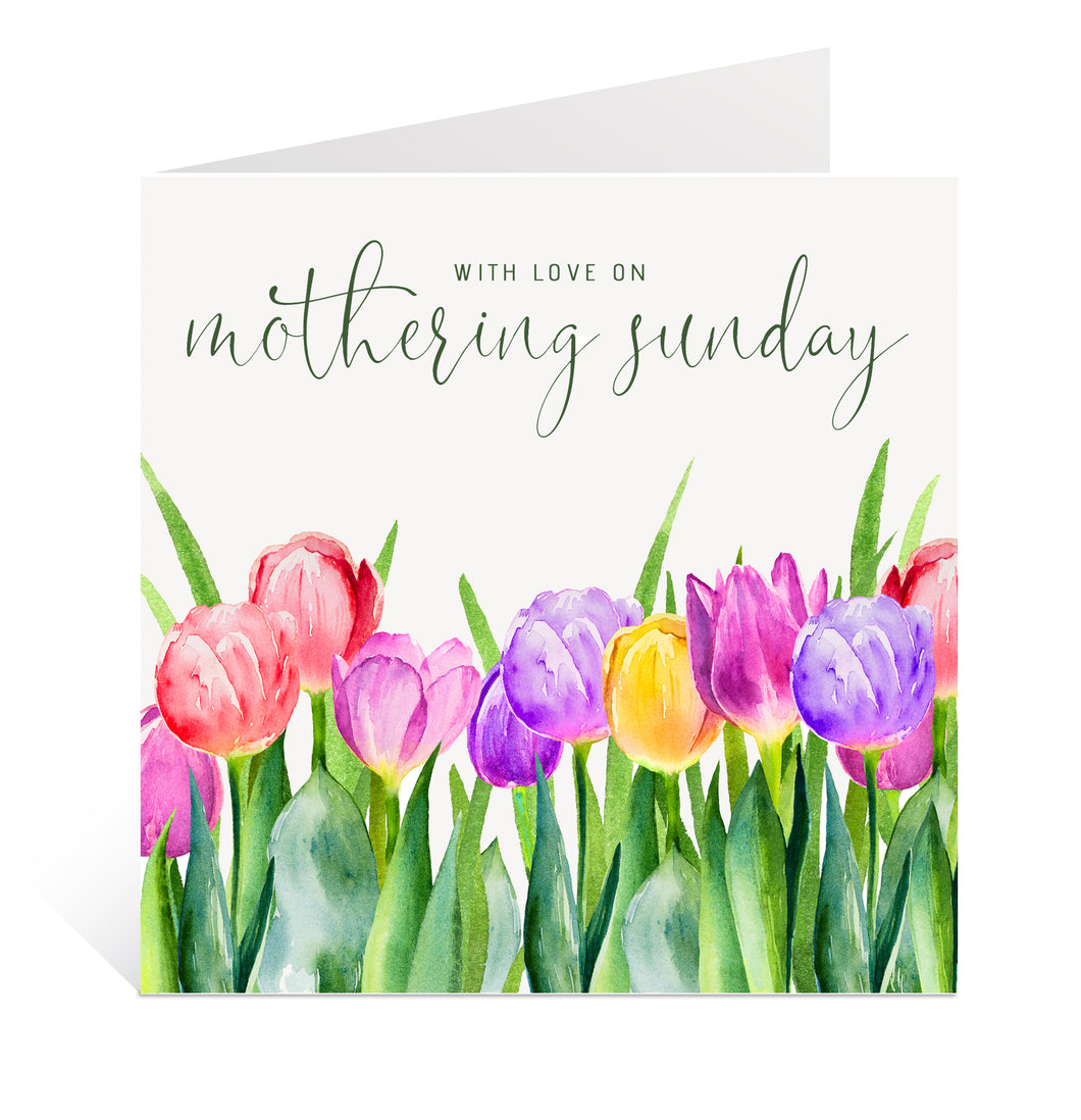 Tulip Mothering Sunday Card