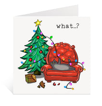 Load image into Gallery viewer, Funny Cat Christmas Card
