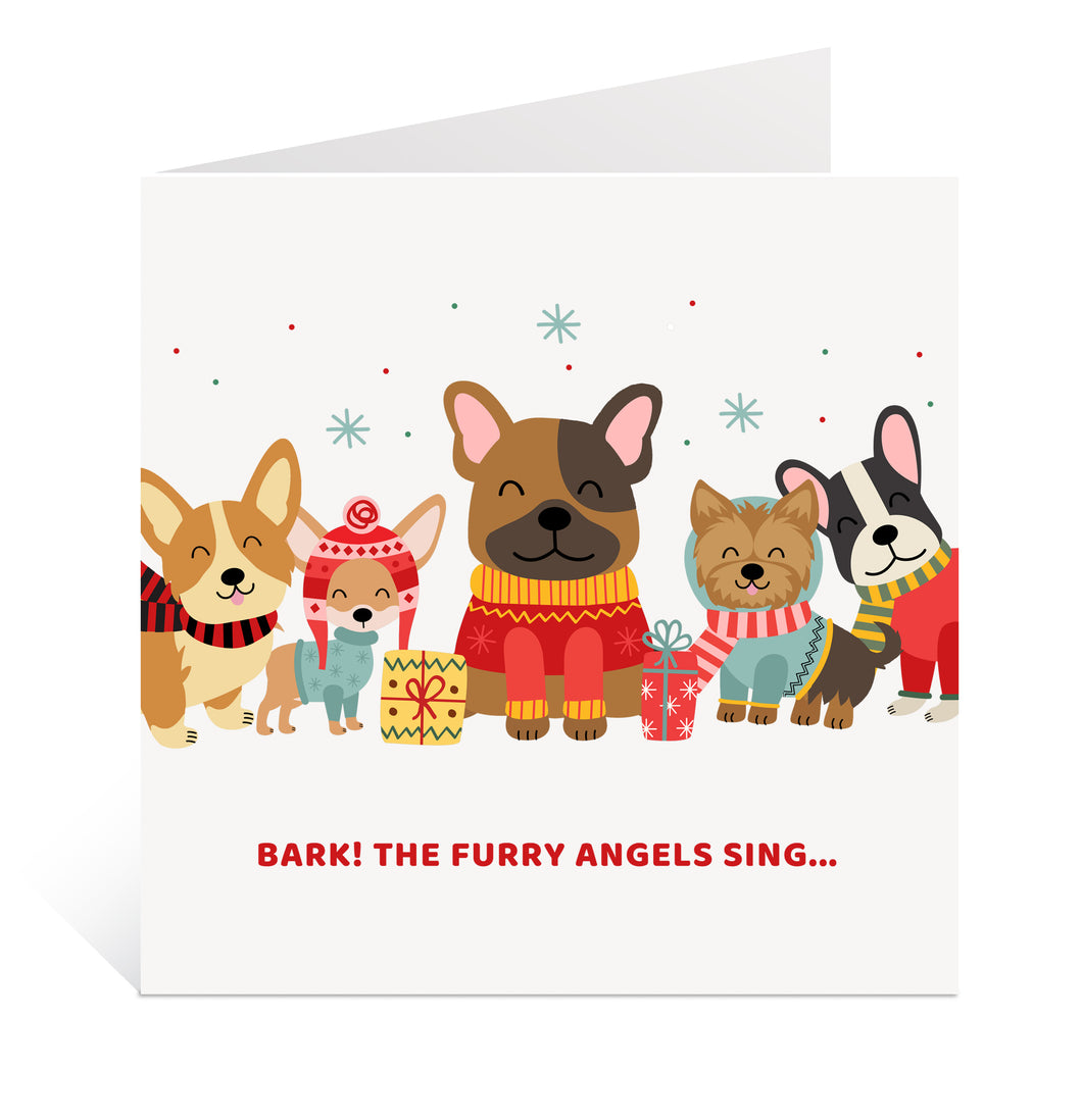 Funny Dog Christmas Card