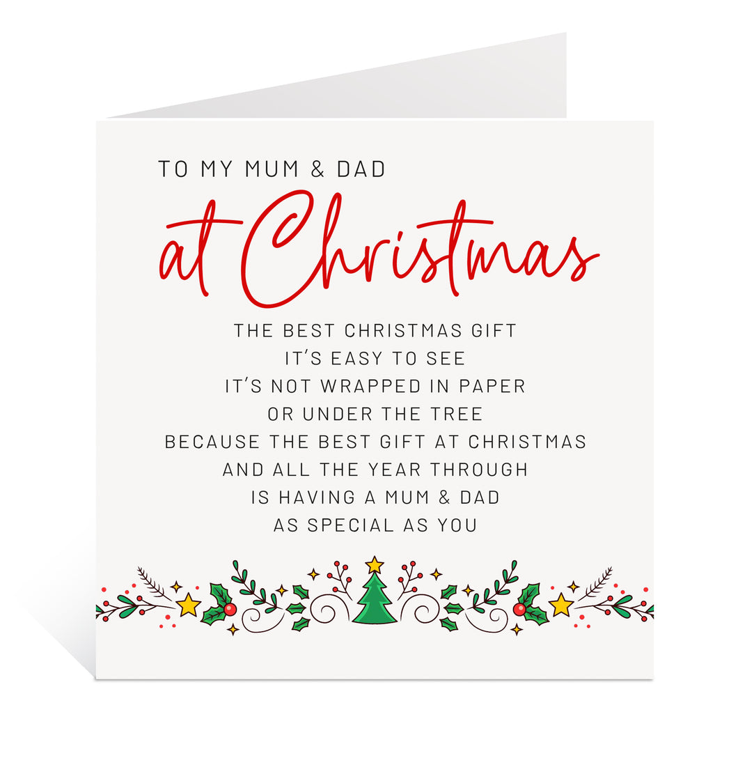 Mum & Dad Christmas Card