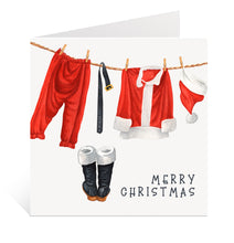 Load image into Gallery viewer, Fun Santa Christmas Card
