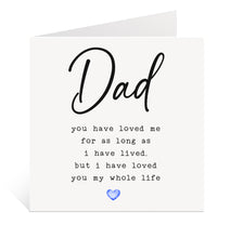 Load image into Gallery viewer, Sentimental Card for Dad
