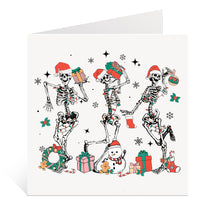 Load image into Gallery viewer, Skeleton Christmas Card
