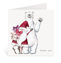 Load image into Gallery viewer, Fun Christmas Thank You Card
