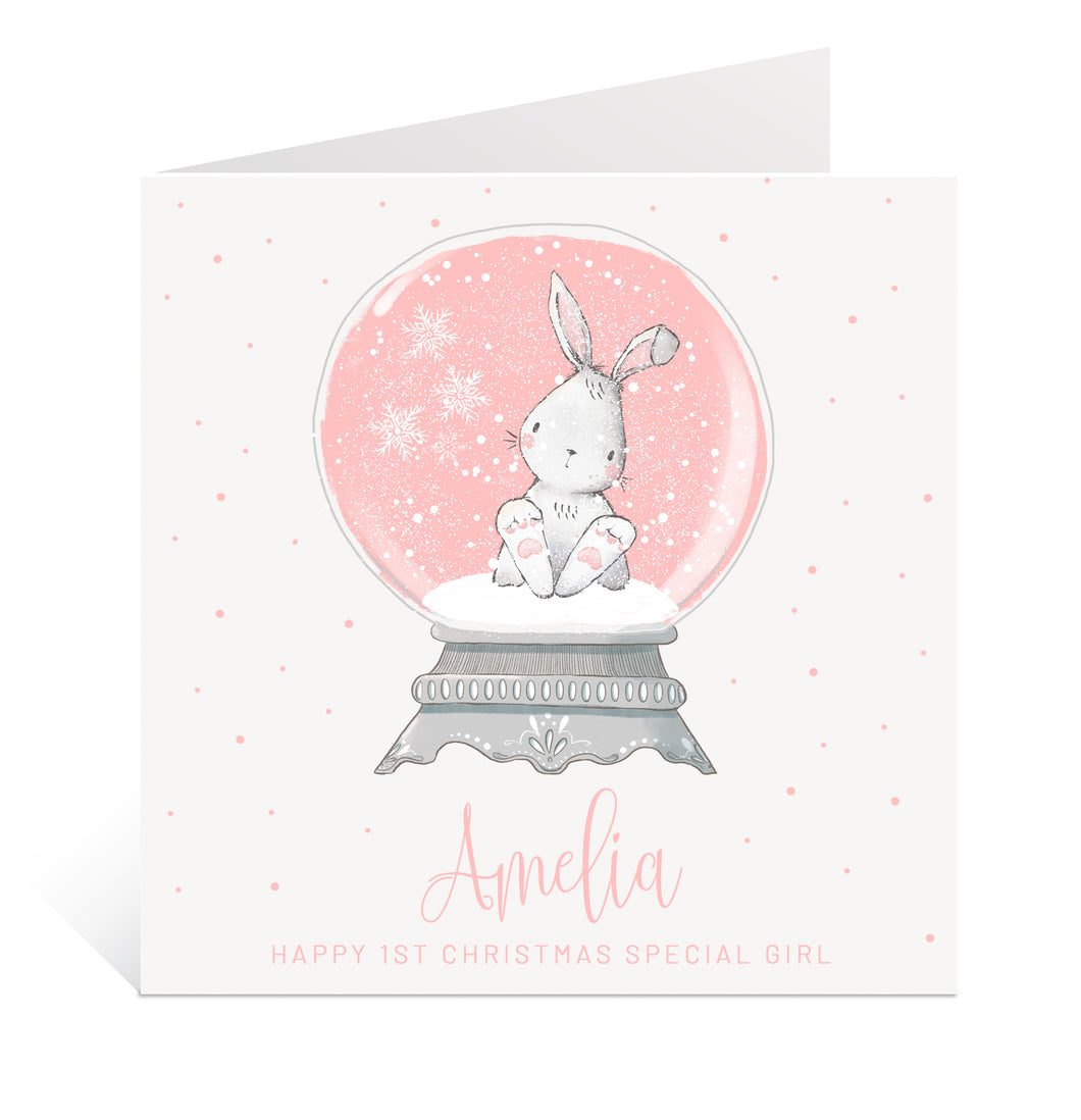 Bunny 1st Christmas Card