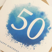 Load image into Gallery viewer, 50th Birthday Card for Him
