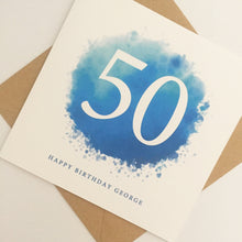 Load image into Gallery viewer, 50th Birthday Card for Him
