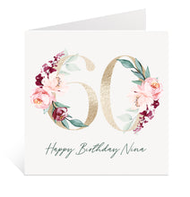 Load image into Gallery viewer, 60th Birthday Card for Her
