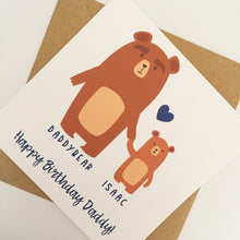 Load image into Gallery viewer, Daddybear Birthday Card
