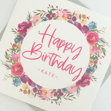Load image into Gallery viewer, Bright Floral Birthday Card

