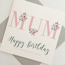 Load image into Gallery viewer, Wonderful Mum Birthday Card
