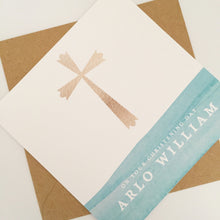 Load image into Gallery viewer, Boys Christening Card
