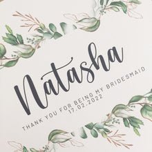 Load image into Gallery viewer, Thank You for being my Bridesmaid Card
