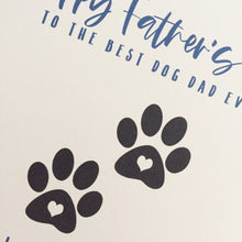 Load image into Gallery viewer, Dog Dad Father&#39;s Day Card

