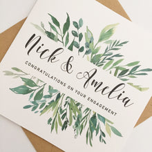 Load image into Gallery viewer, Greenery Engagement Card
