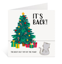 Load image into Gallery viewer, Funny Cat Christmas Card
