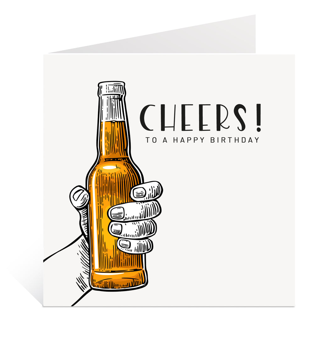 Cheers! Happy Birthday Card