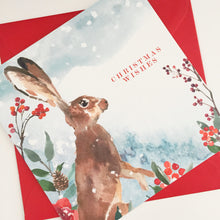 Load image into Gallery viewer, Hare Christmas Card
