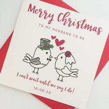 Load image into Gallery viewer, Fiancé Christmas Card
