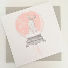 Load image into Gallery viewer, Bunny 1st Christmas Card
