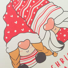 Load image into Gallery viewer, Gnome Couple Christmas Card
