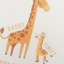 Load image into Gallery viewer, Giraffe Father&#39;s Day Card
