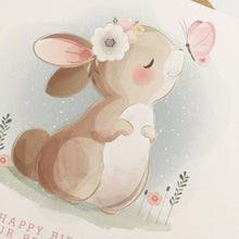 Load image into Gallery viewer, Bunny Birthday Card for Her
