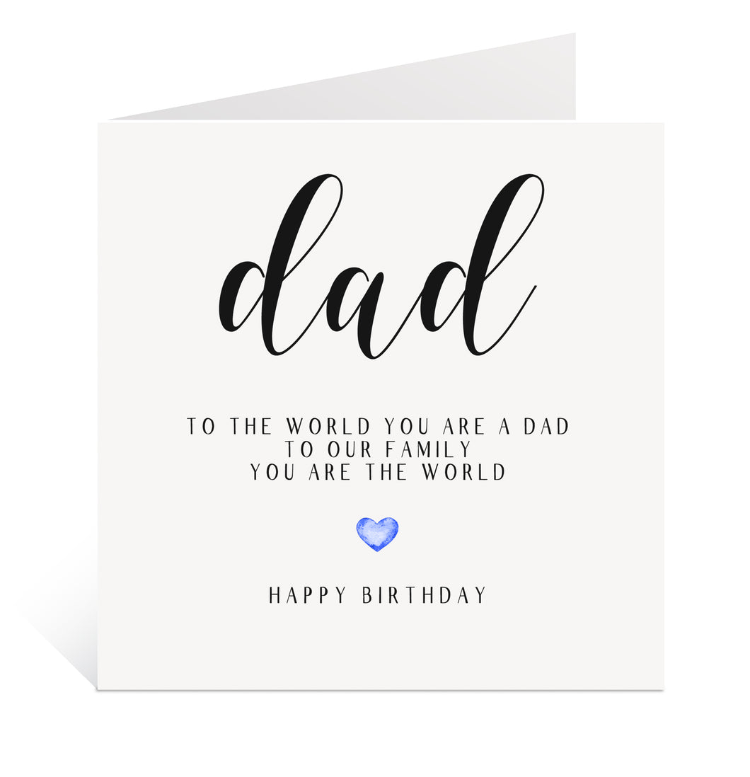 Sentimental Dad Birthday Card