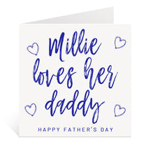 Load image into Gallery viewer, Personalised Father&#39;s Day Card
