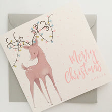 Load image into Gallery viewer, Pretty Pink Christmas Card
