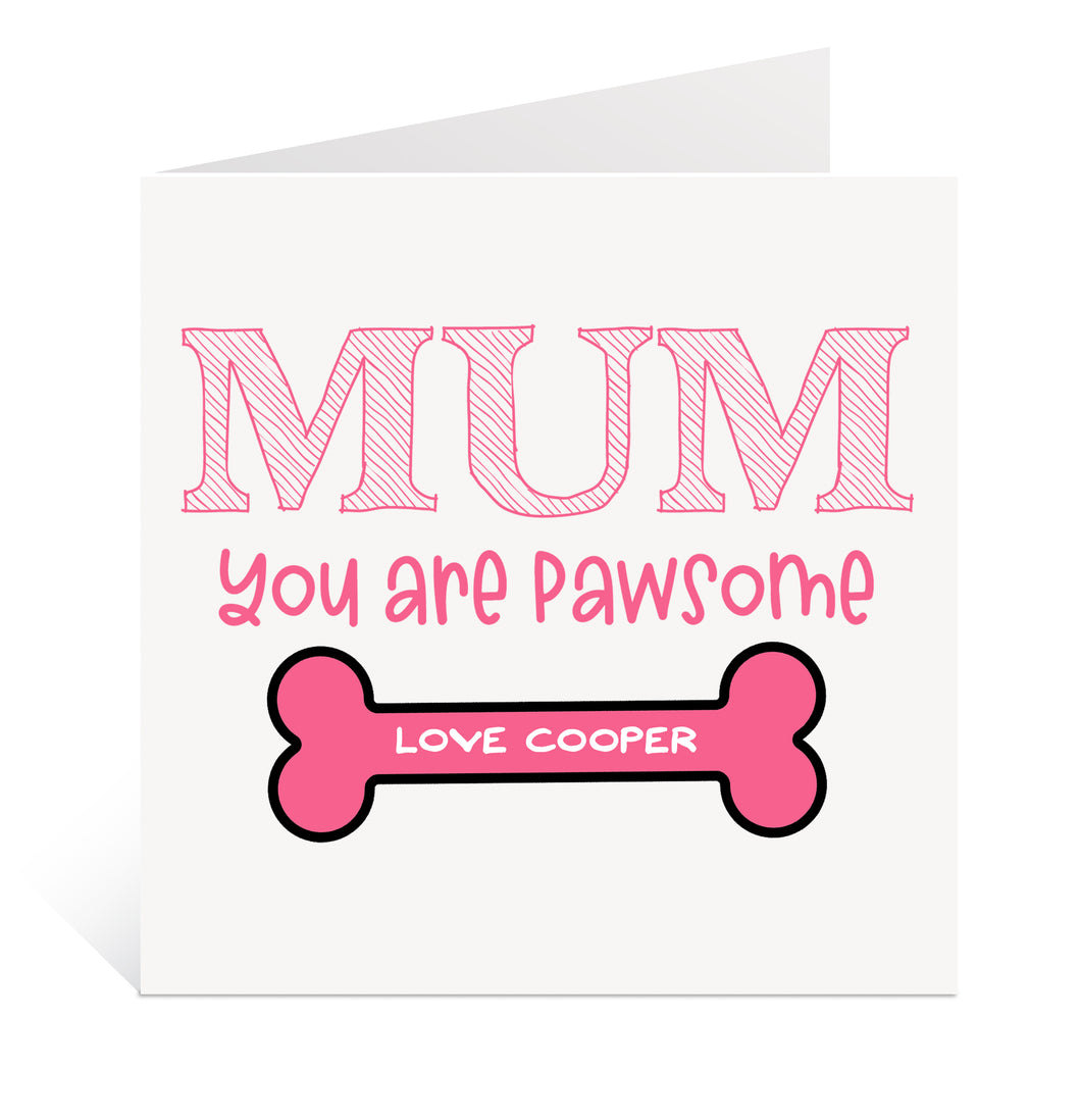 Dog Mum Mother's Day Card