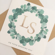 Load image into Gallery viewer, Eucalyptus Wedding Day Card
