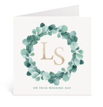 Load image into Gallery viewer, Eucalyptus Wedding Day Card
