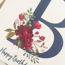 Load image into Gallery viewer, Floral Birthday Card for Her
