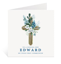 Load image into Gallery viewer, Boys First Communion Card
