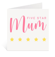 Load image into Gallery viewer, Five Star Mum Card
